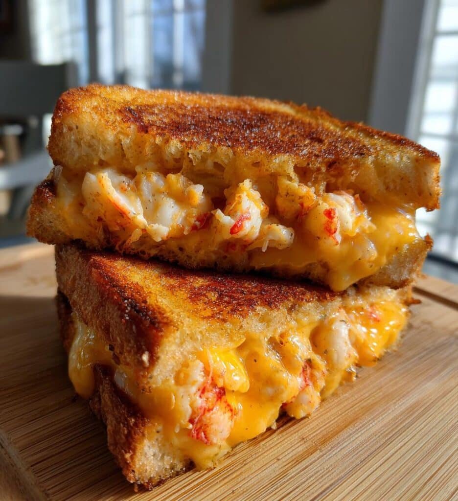 Air Fryer Lobster Grilled Cheese