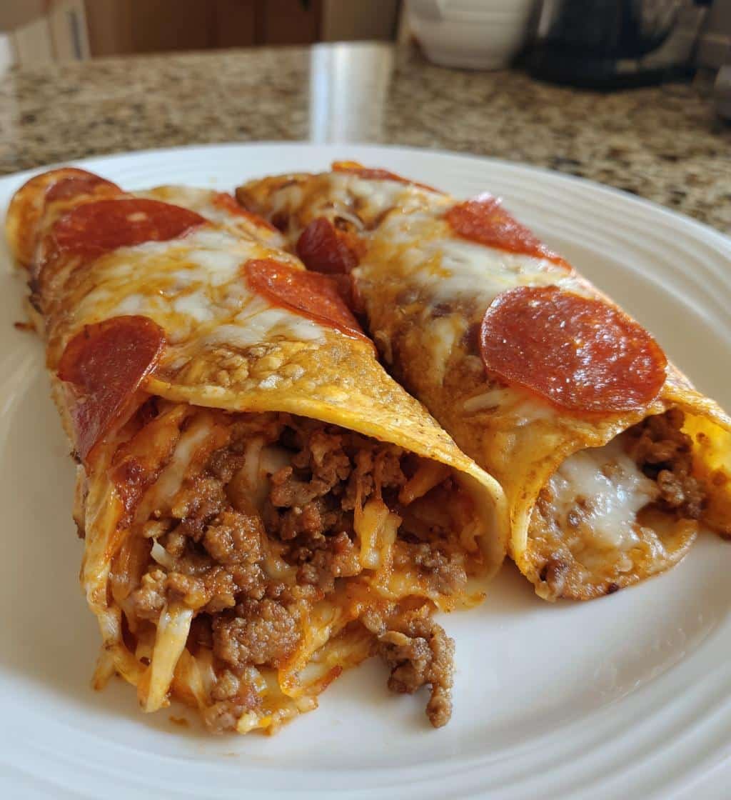 Air Fryer Meat Lovers Pizza Tacos - detail 1