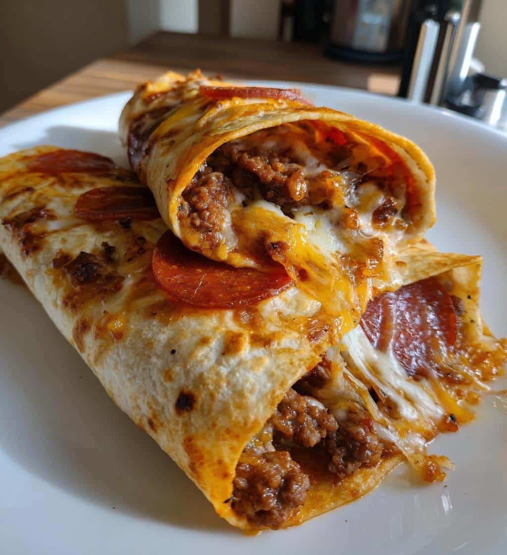 Air Fryer Meat Lovers Pizza Tacos