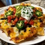 Air Fryer Nachos Loaded