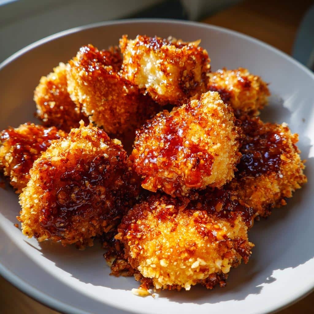 Air Fryer Nuggets with Maple Smoke Glaze (Canadian)
