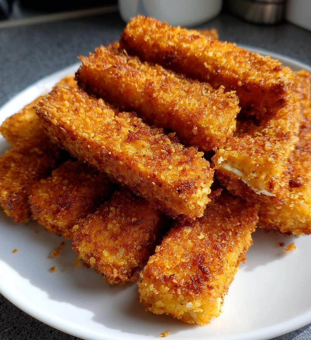 Air Fryer Oil-Free Tofu Nugget Sticks
