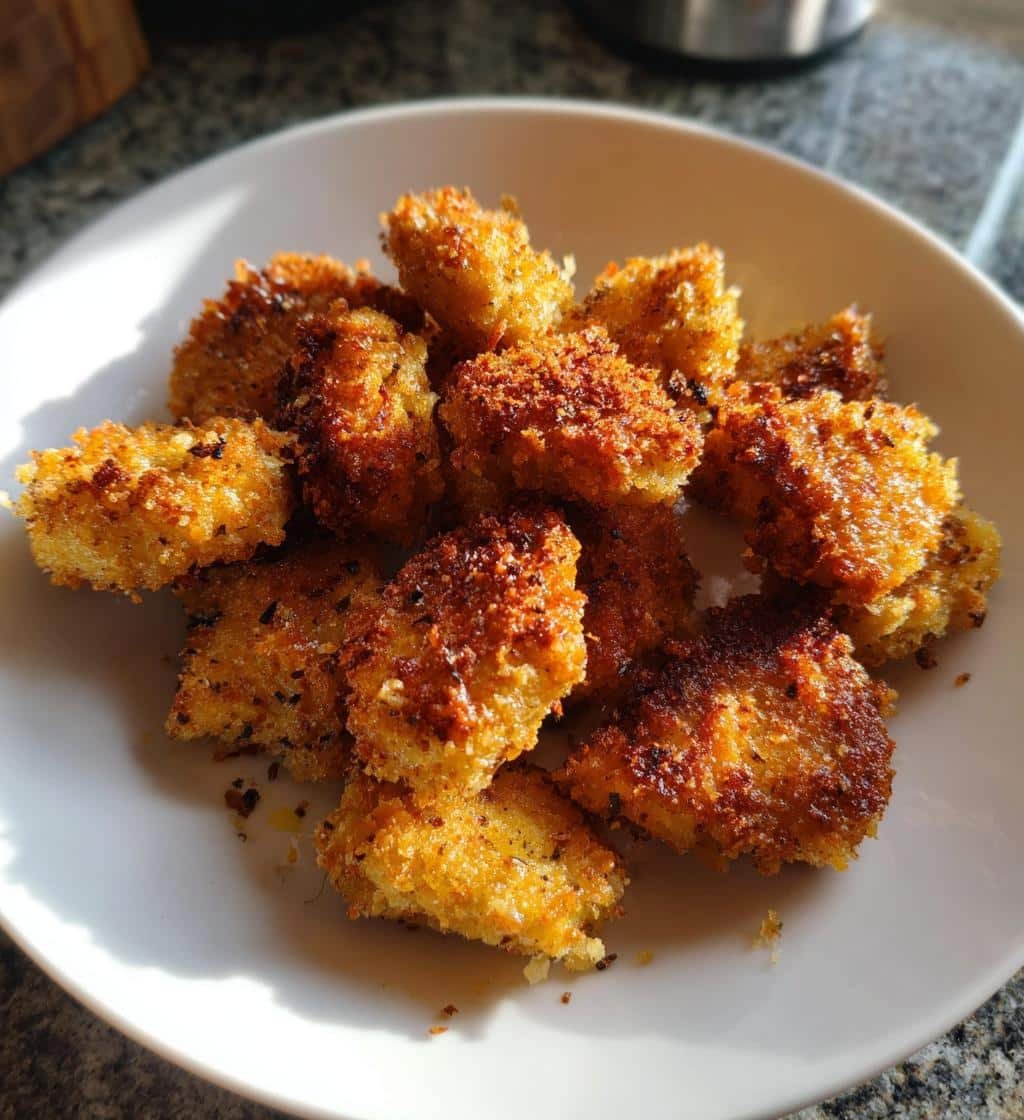 Air Fryer Oyster Mushroom Nuggets