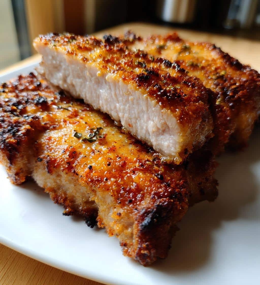 Juicy Air Fryer Pork Chops Ready in Just 15 Minutes 4 Air Fryer Pork Chops - detail 1