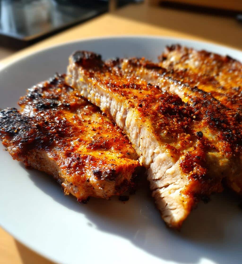Air Fryer Pork Chops - Thin Cut Quick