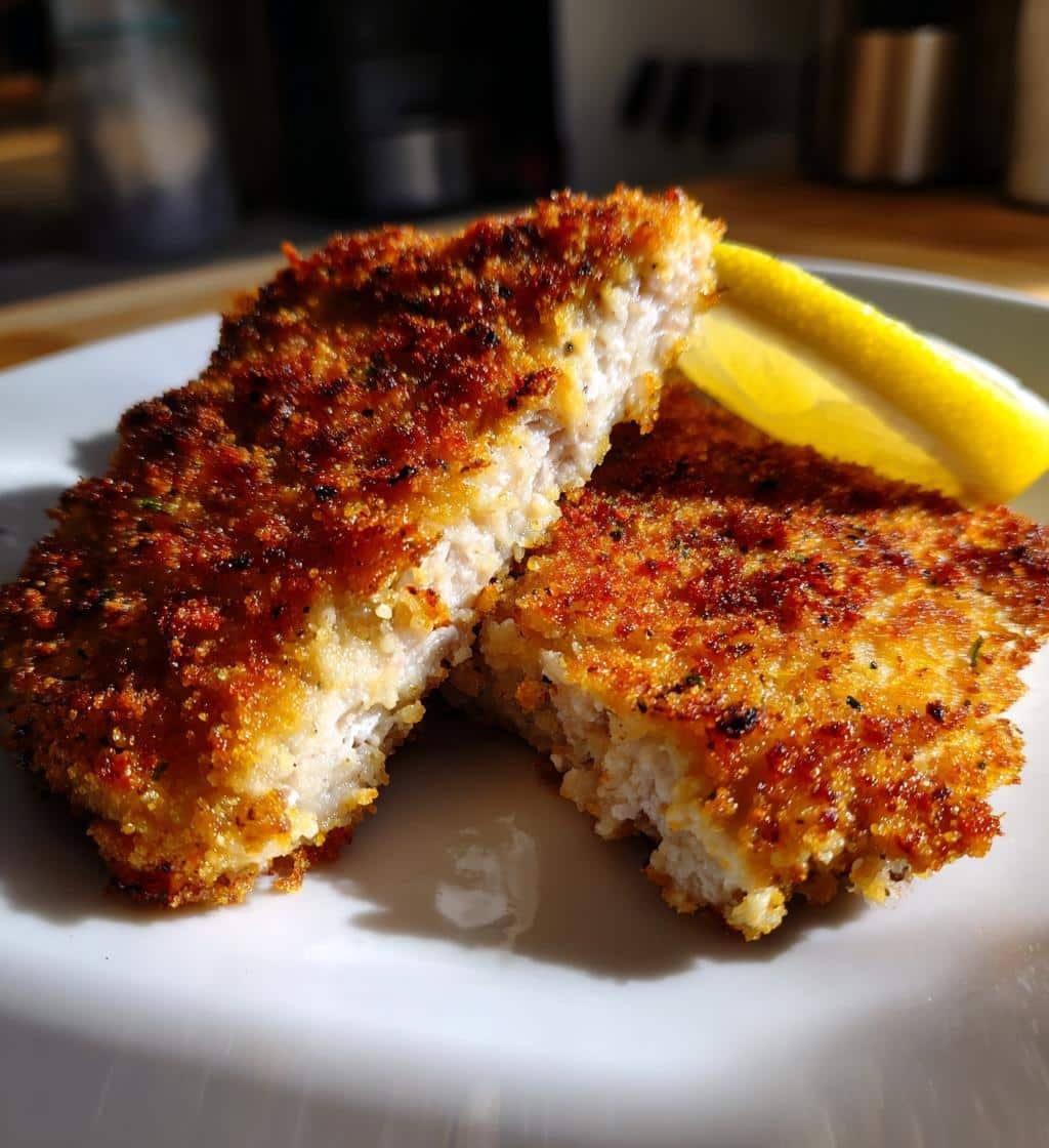 Air Fryer Pork Schnitzel - detail 1