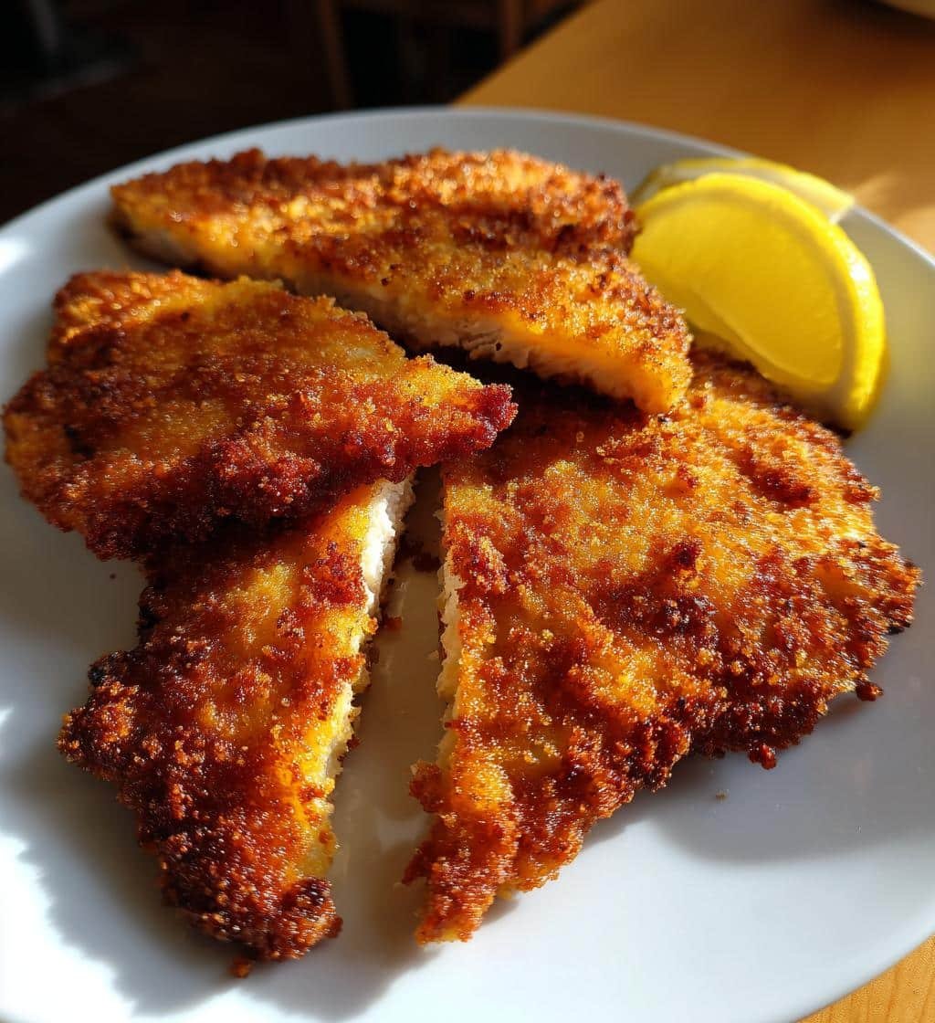Air Fryer Pork Schnitzel