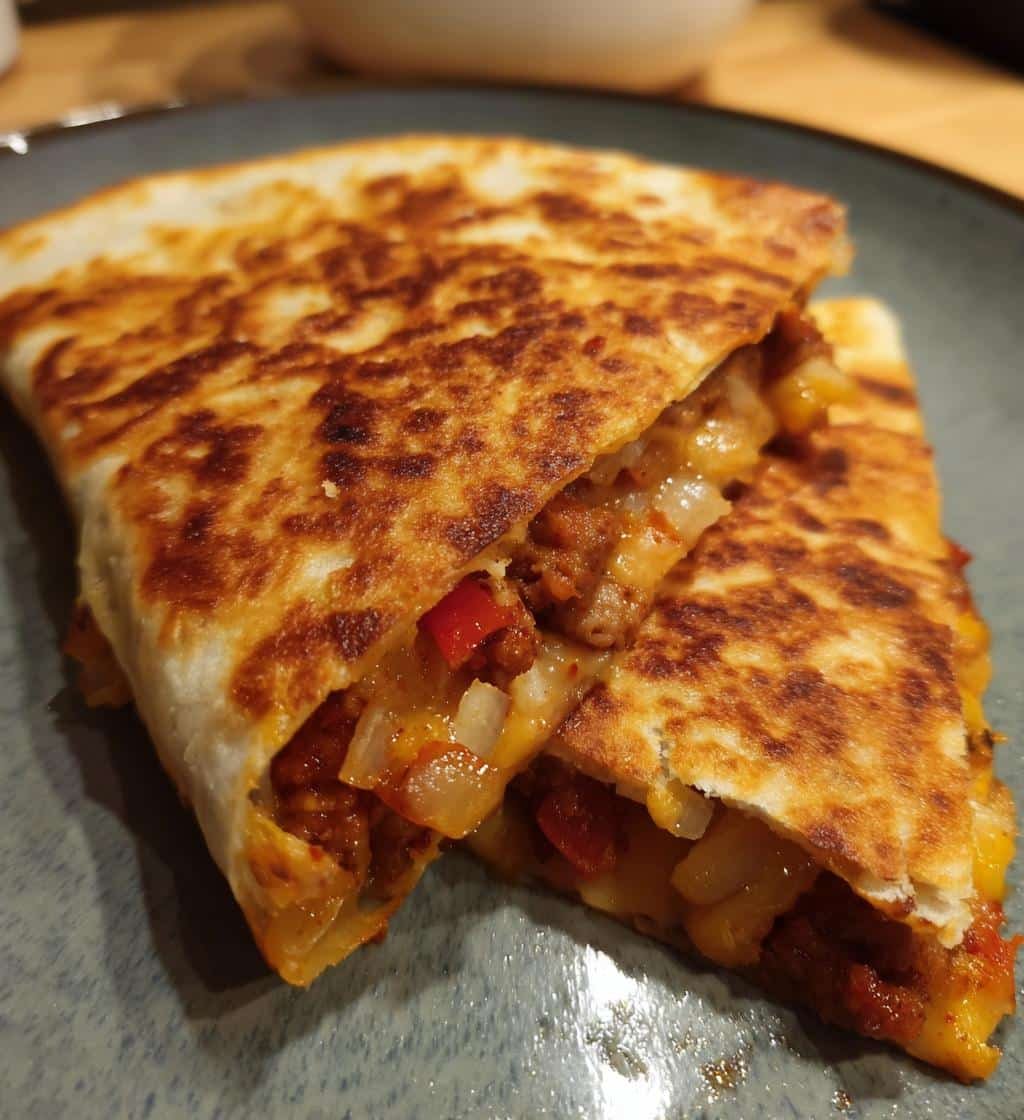 Crispy 10-Minute Air Fryer Quesadilla - Chorizo Masterpiece 4 Air Fryer Quesadilla - Chorizo - detail 1