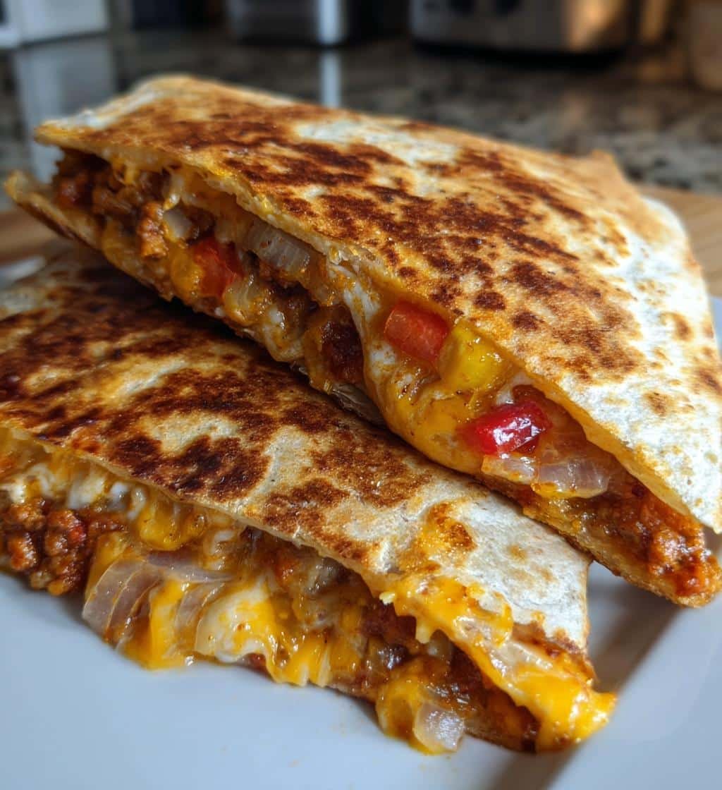 Air Fryer Quesadilla - Chorizo