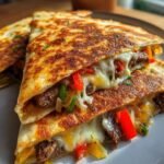 Air Fryer Quesadilla - Steak