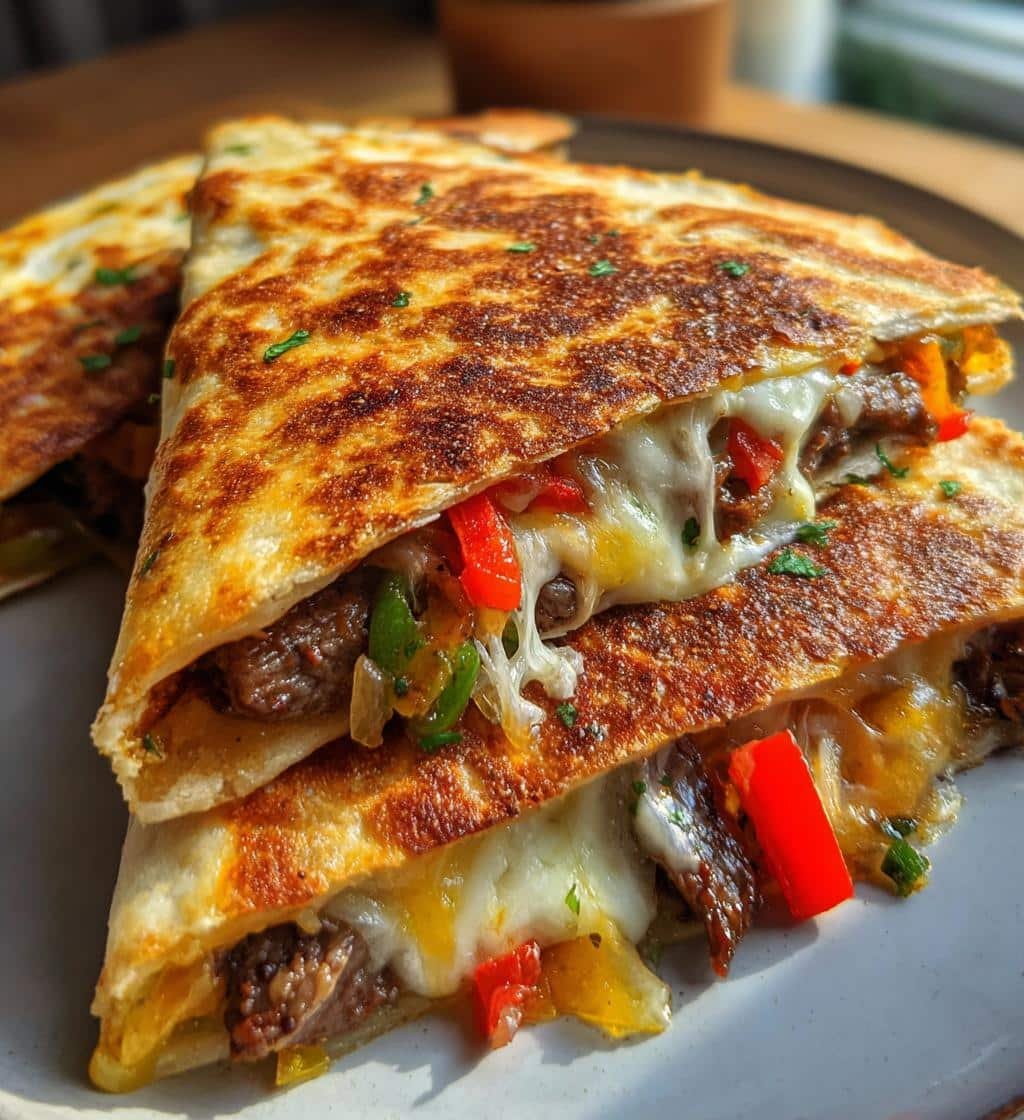 Air Fryer Quesadilla - Steak
