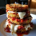 Air Fryer Quick Eggplant Parmesan - Veggie