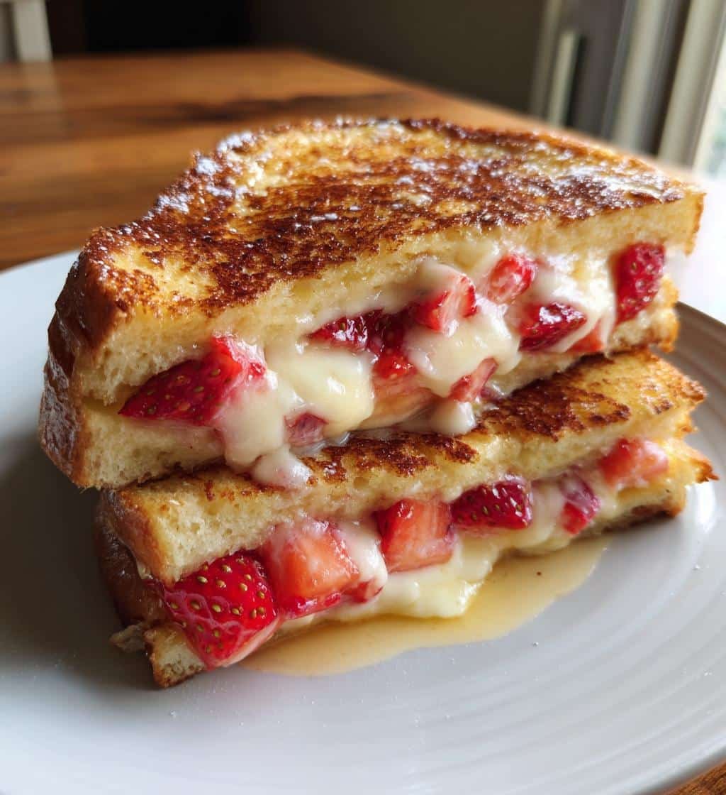 Air Fryer Quick Strawberry Cheesecake Stuffed French Toast - detail 1