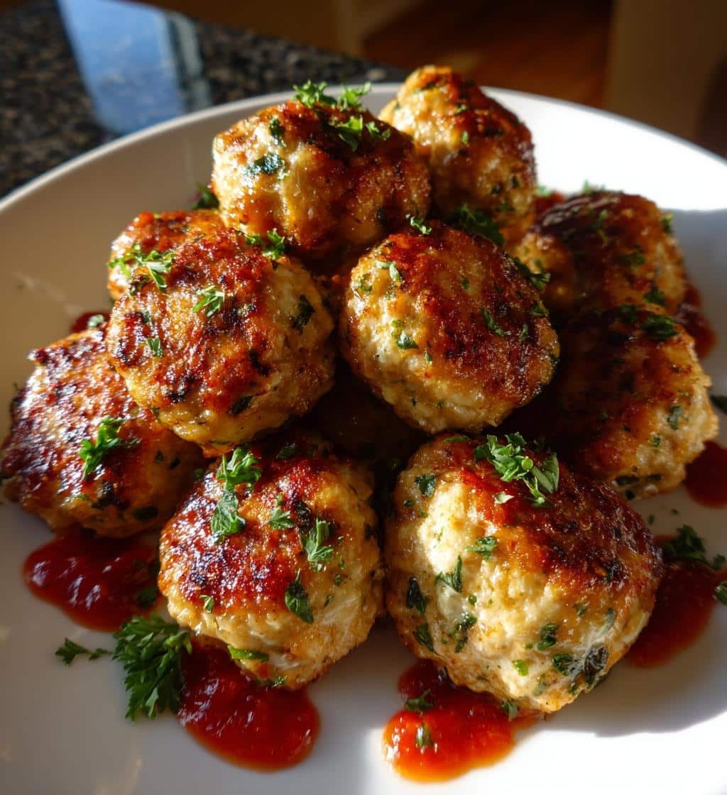 Juicy Air Fryer Quick Turkey Meatballs in Just 25 Minutes 4 Air Fryer Quick Turkey Meatballs - Italian - detail 1