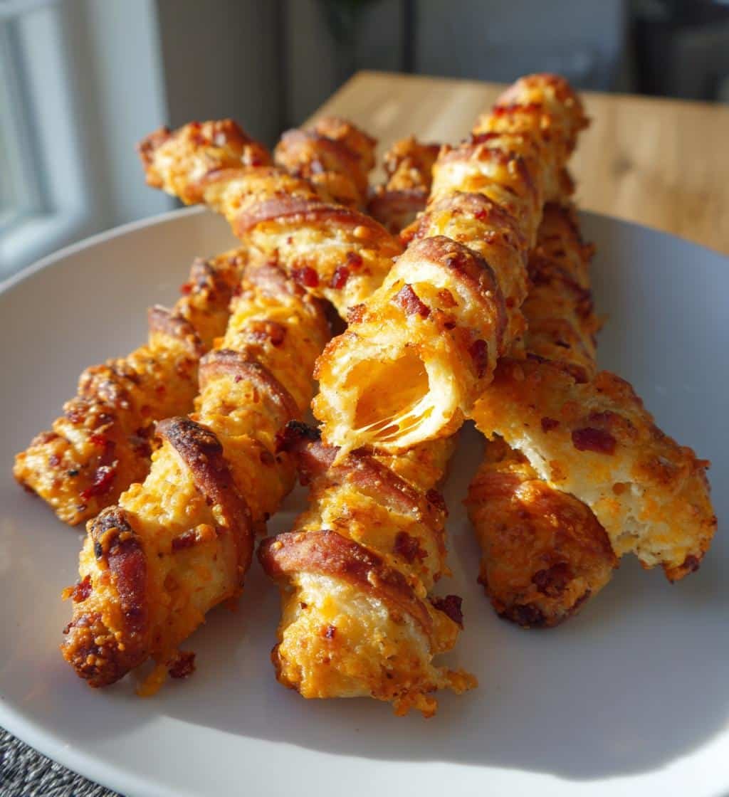 Air Fryer Sausage & Cheddar Breakfast Sticks - detail 1