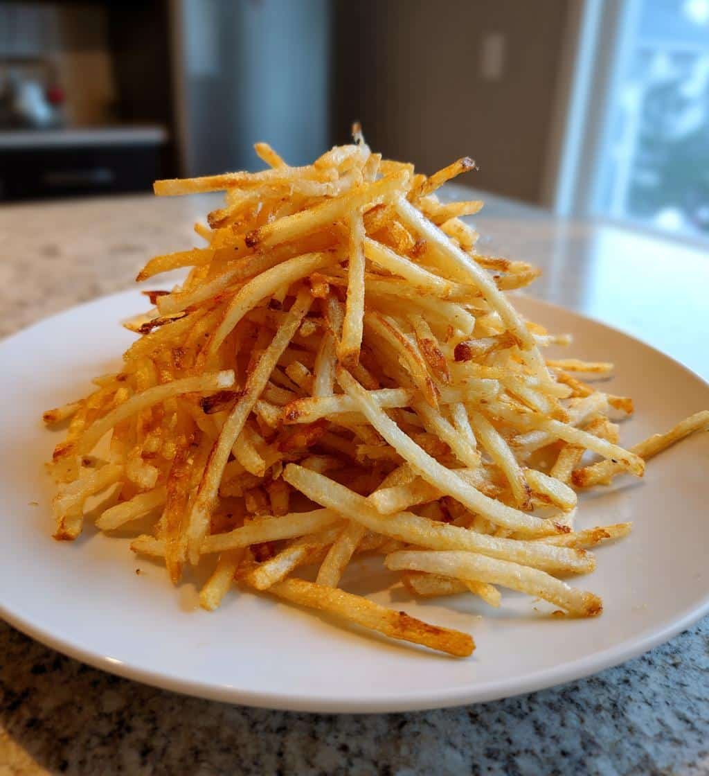 Air Fryer Shoestring Fries Thin Cut