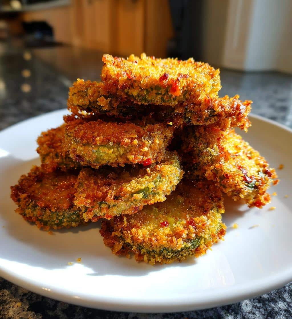 "20-Minute Air Fryer Spicy Dill Pickle Chips That Crunch" 4 Air Fryer Spicy Dill Pickle Chips - detail 1