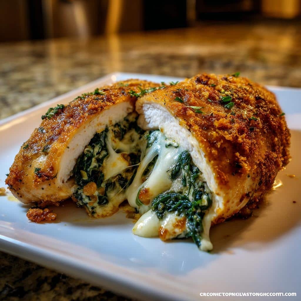 Air Fryer Spinach Stuffed Chicken Breasts - detail 1