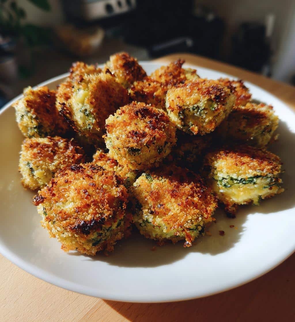 Air Fryer Spinach artichoke zucchini bites (air fryer) - detail 1