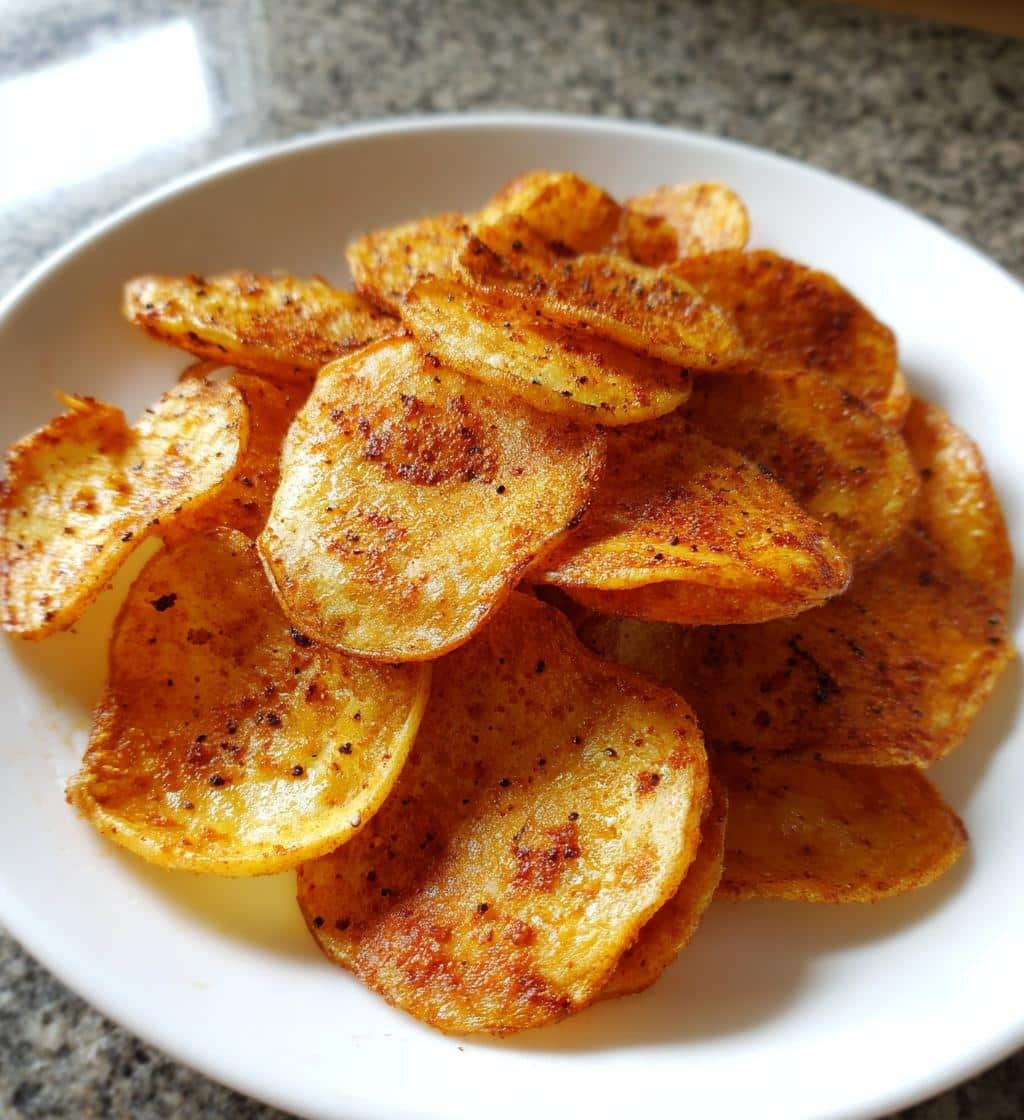 Air Fryer Sweet Paprika & Garlic Chips
