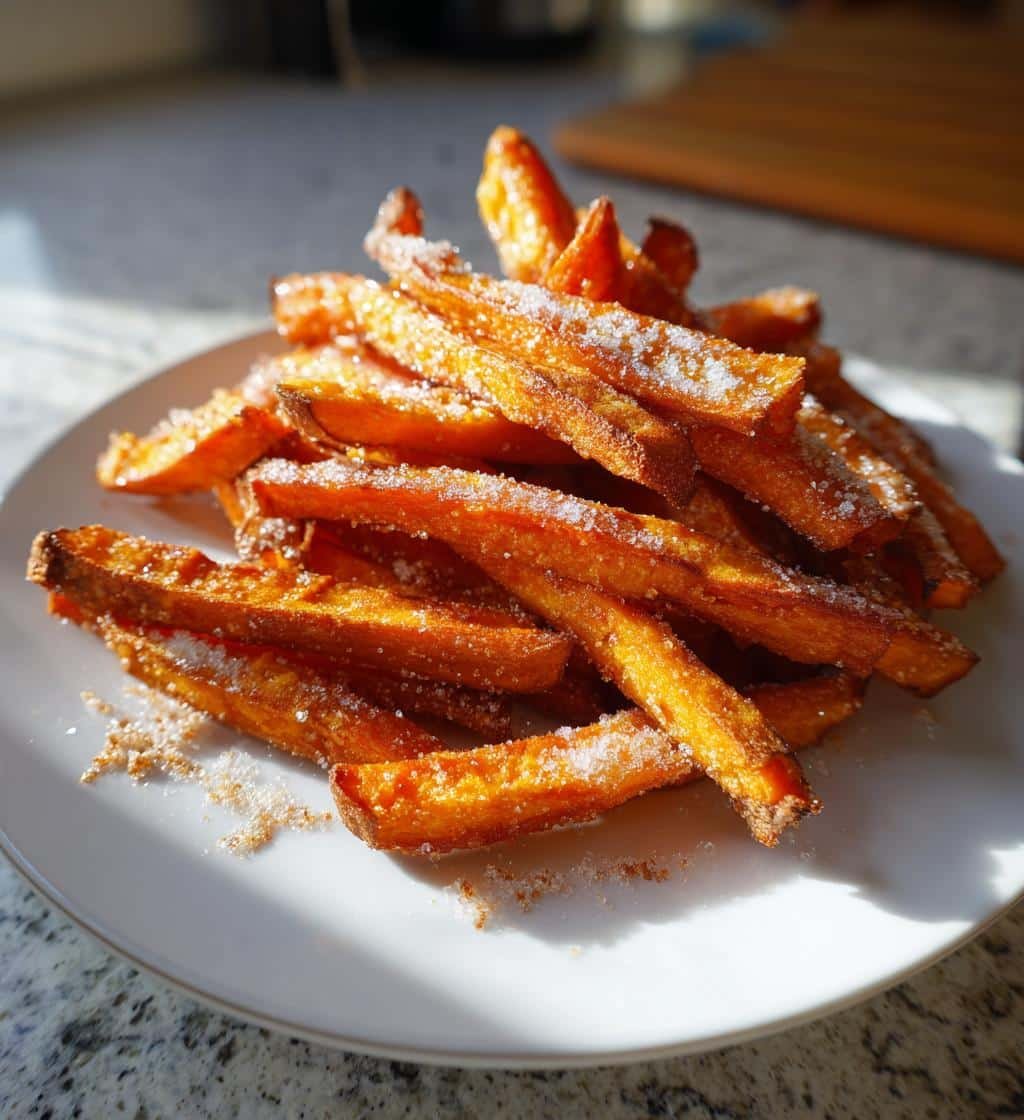 Air Fryer Sweet Potato Fries Cinnamon Sugar - detail 1
