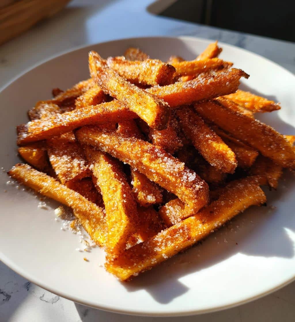 Air Fryer Sweet Potato Fries Cinnamon Sugar - detail 1