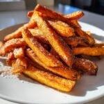 Air Fryer Sweet Potato Fries Cinnamon Sugar