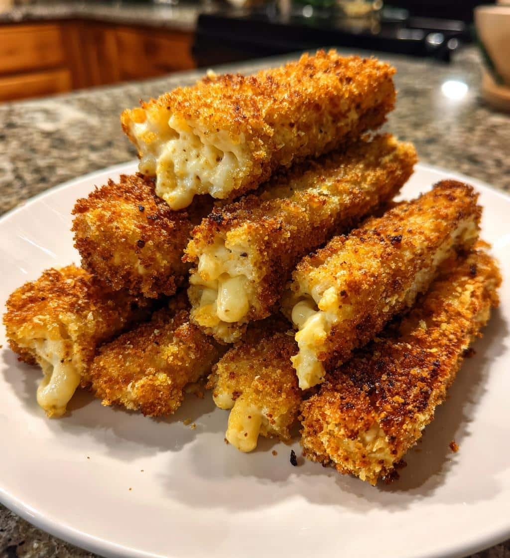 Air Fryer Vegan Mac-and-Cheese Sticks - detail 1