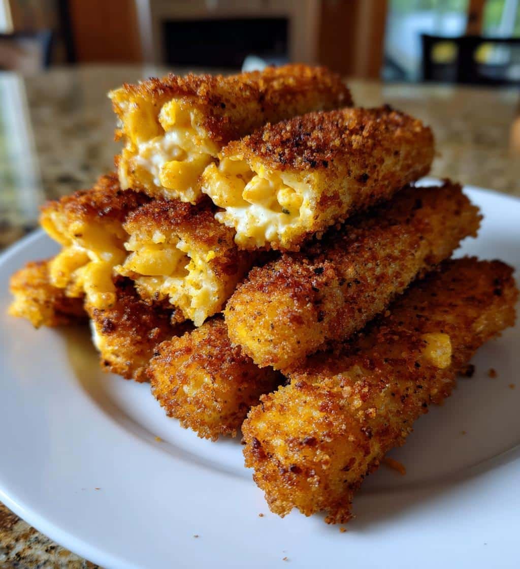 Air Fryer Vegan Mac-and-Cheese Sticks