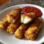 Air Fryer Vegan Mozzarella Sticks