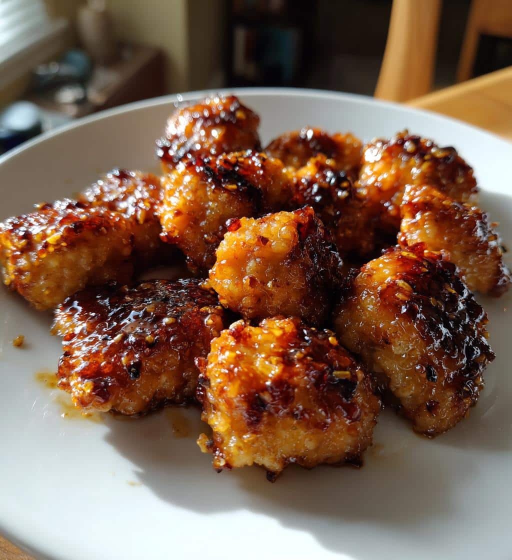 Air fryer Best Spicy Honey Garlic Chicken
