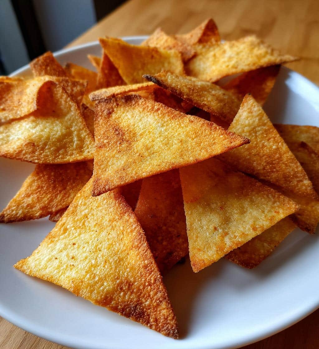 Air fryer Cassava Flour Tortilla Chips (Paleo) - detail 1