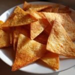 Air fryer Cassava Flour Tortilla Chips (Paleo)