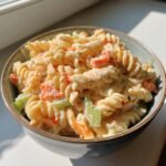 Air fryer Creamy Pasta Salad