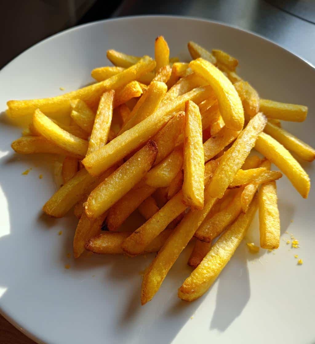 Air fryer Crispy Saffron Potato Fries - detail 1