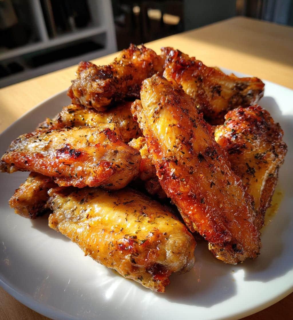 Air Fryer Delicious Crispy Garlic Wings: 3 Secrets for Perfect Crunch 4 Air fryer Delicioius Crispy Garlic & Herb de Provence Wings - detail 1