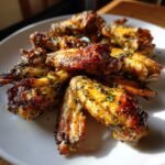 Air fryer Delicioius Crispy Garlic & Herb de Provence Wings