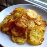 Air fryer Dill Pickle Garlic Powder Chips