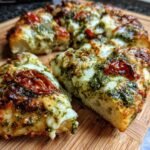 Air fryer Easy Pesto & Tomato Confit Pizza