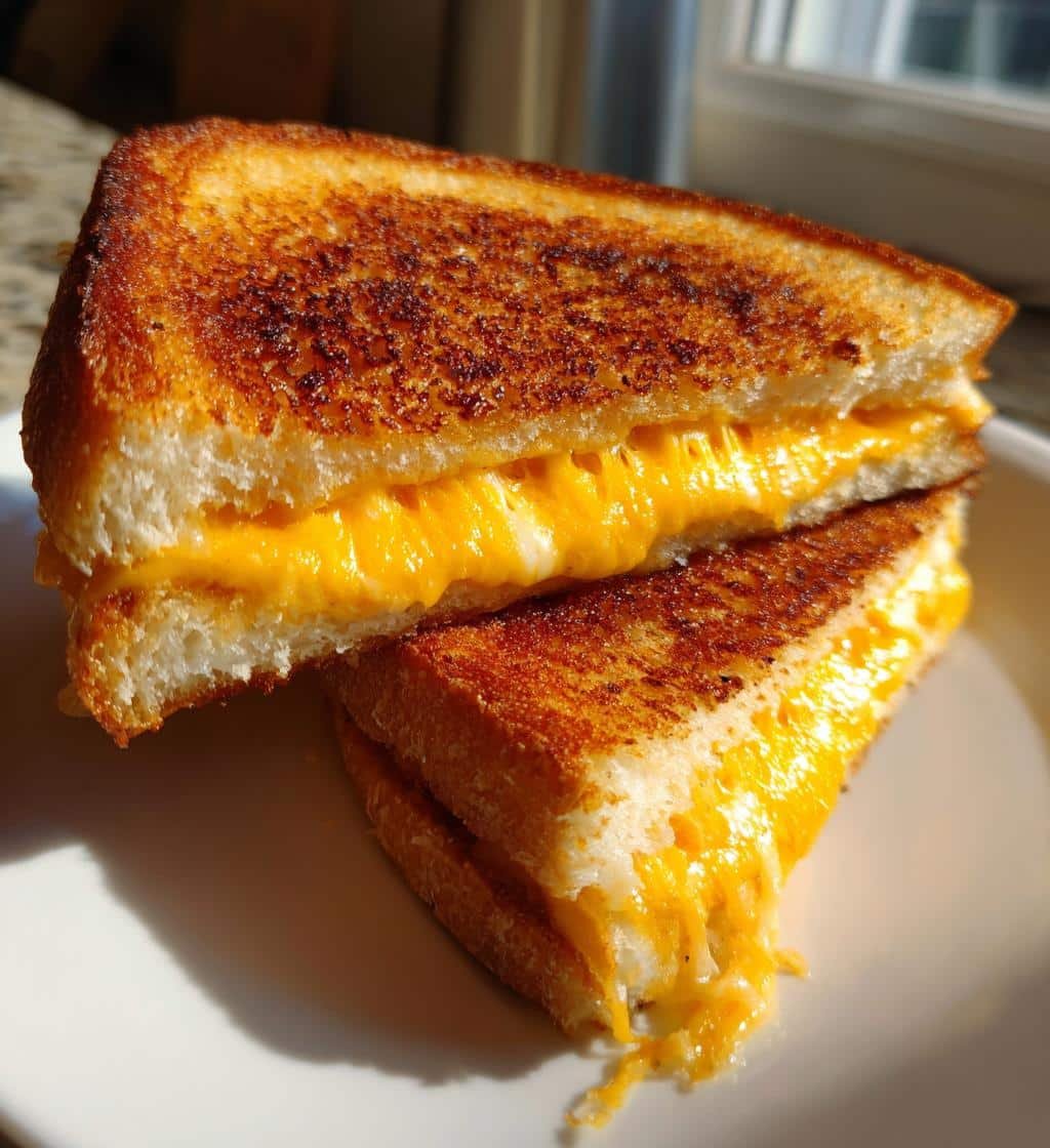 Air fryer Extra Crispy Grilled Cheese Sandwich - detail 1