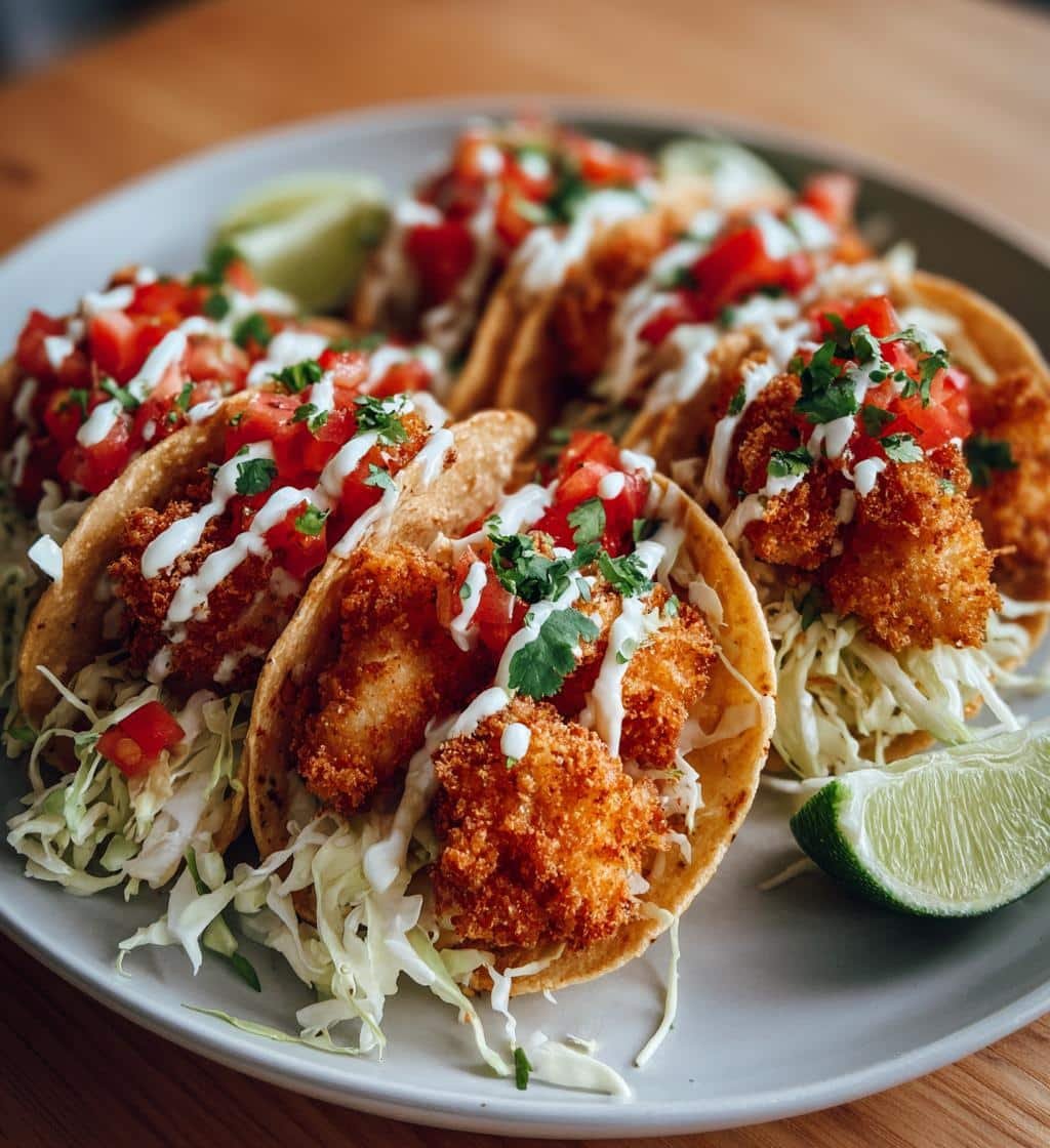 Air fryer Fish taco bites