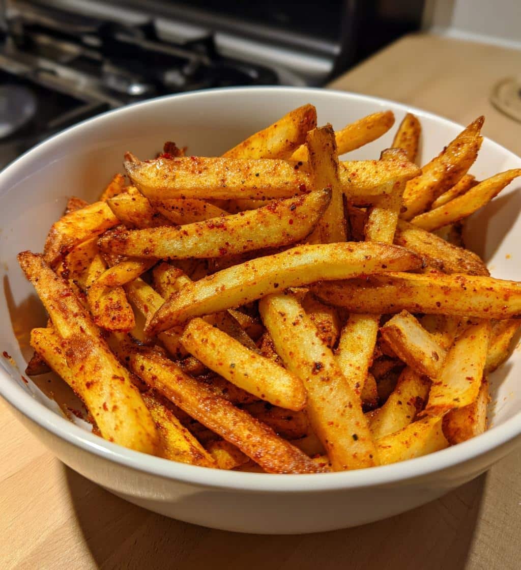 Air fryer Five Guys-Inspired Cajun Chips