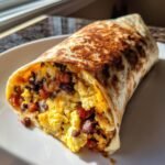 Air fryer Freezer-Prep Tortilla Burritos (Breakfast)