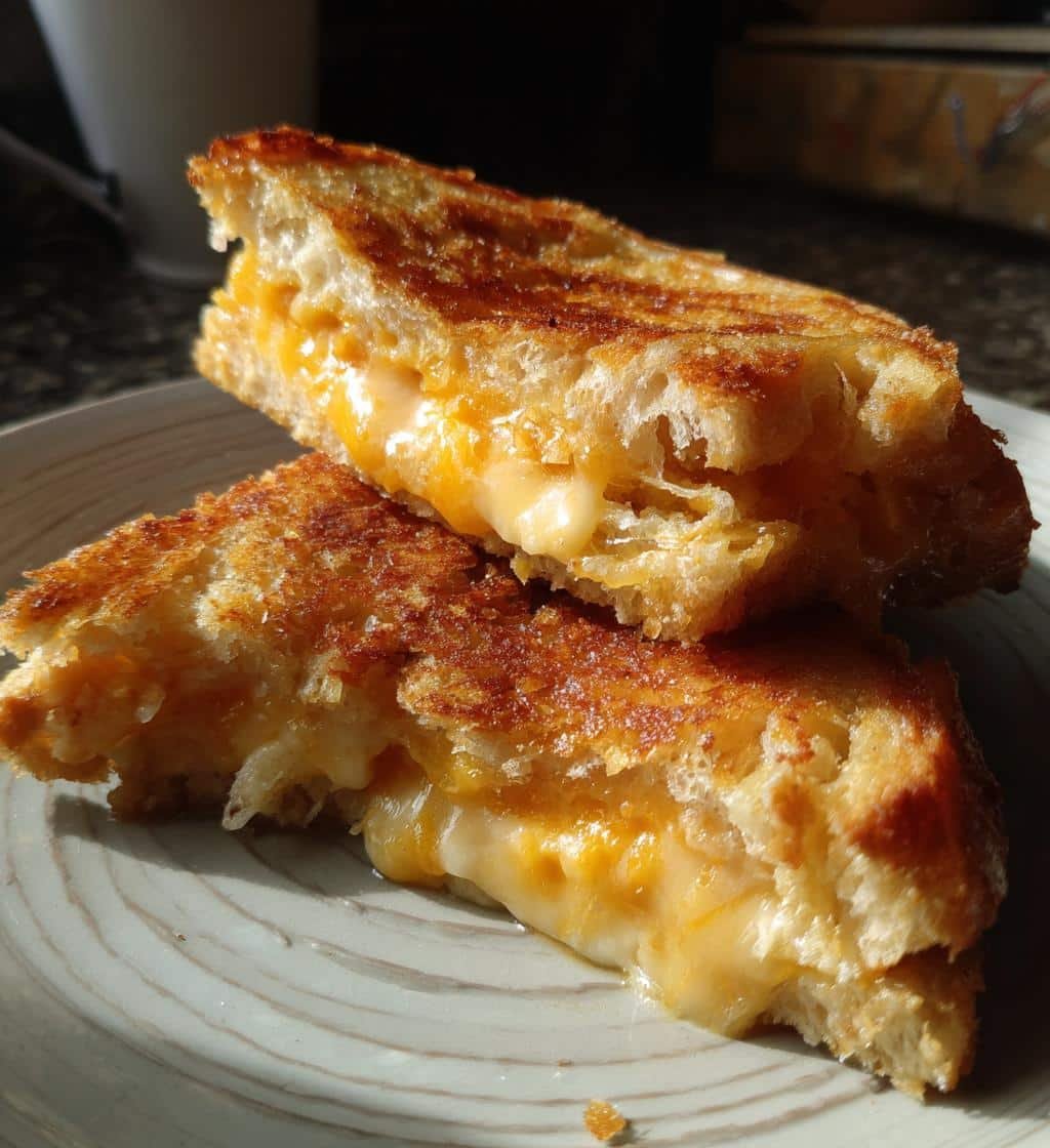 Air fryer French Bread Grilled Cheese - detail 1