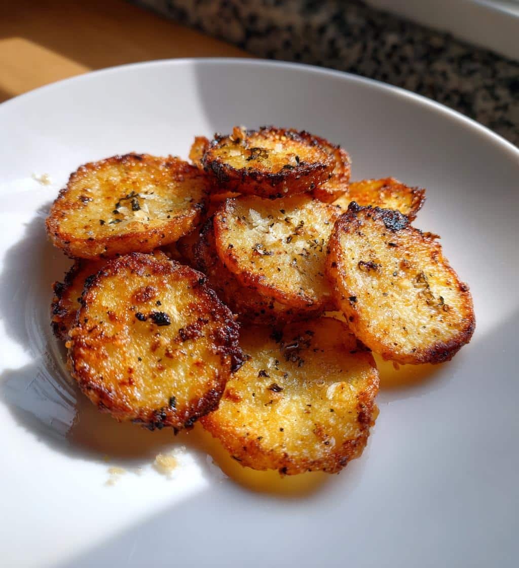 Air fryer Garlic Parmesan Black Garlic chips - detail 1