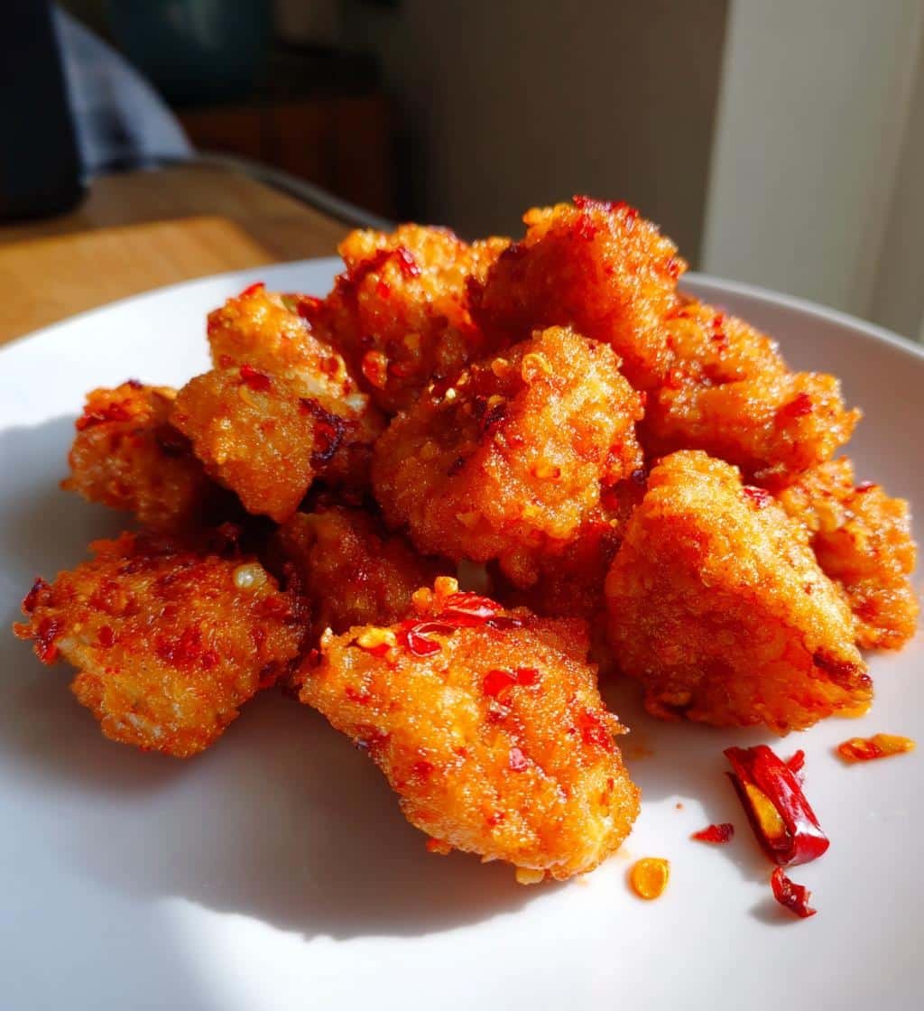 Air fryer Gochugaru (Korean Red Chili) Fermented Nuggets - detail 1