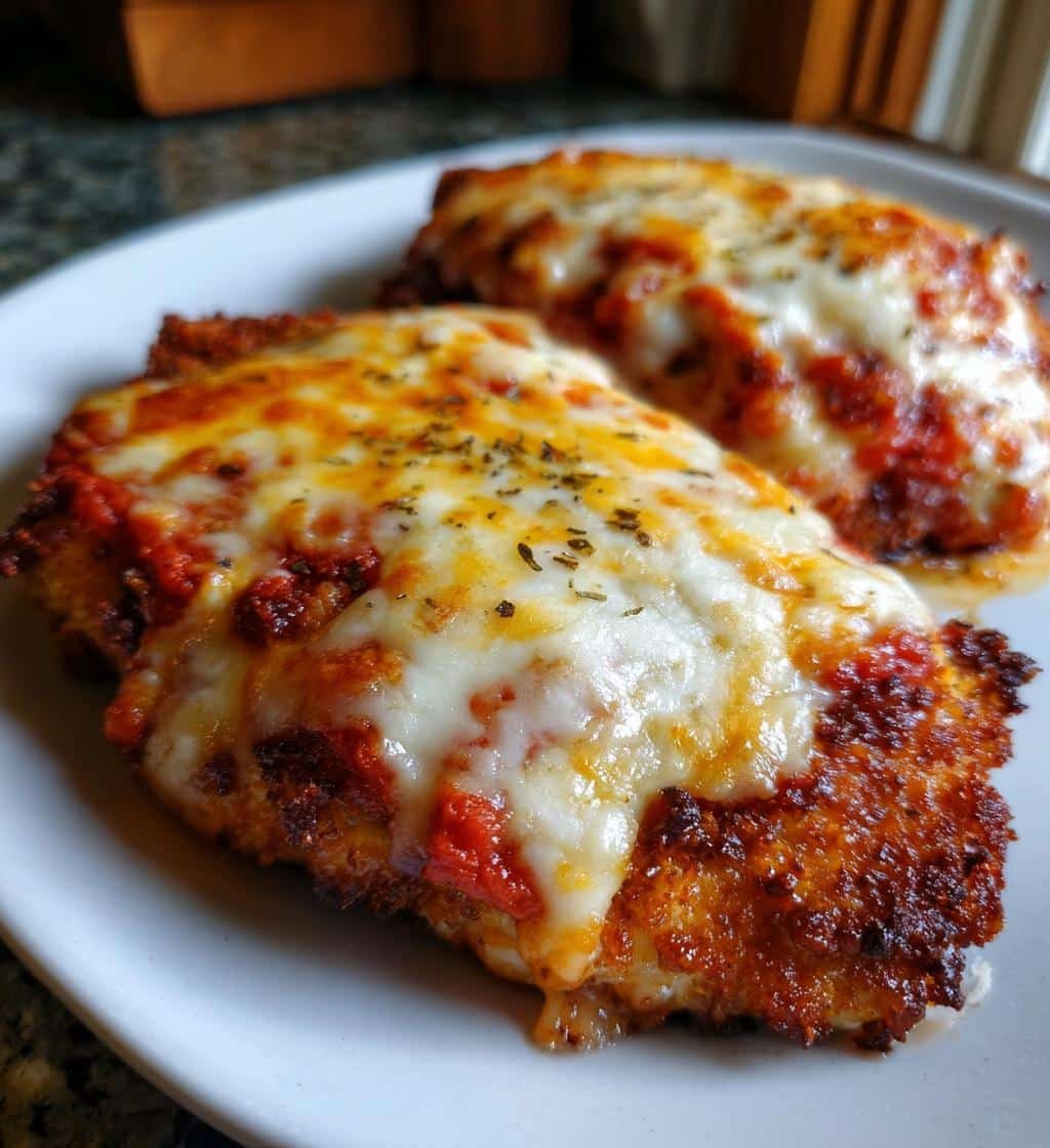Air fryer Homemade Chicken Parmesan