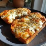 Air fryer Homemade Everything Bagel Seasoning Pizza Toast