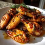 Air fryer Hot Honey Herb Air Fryer Wings