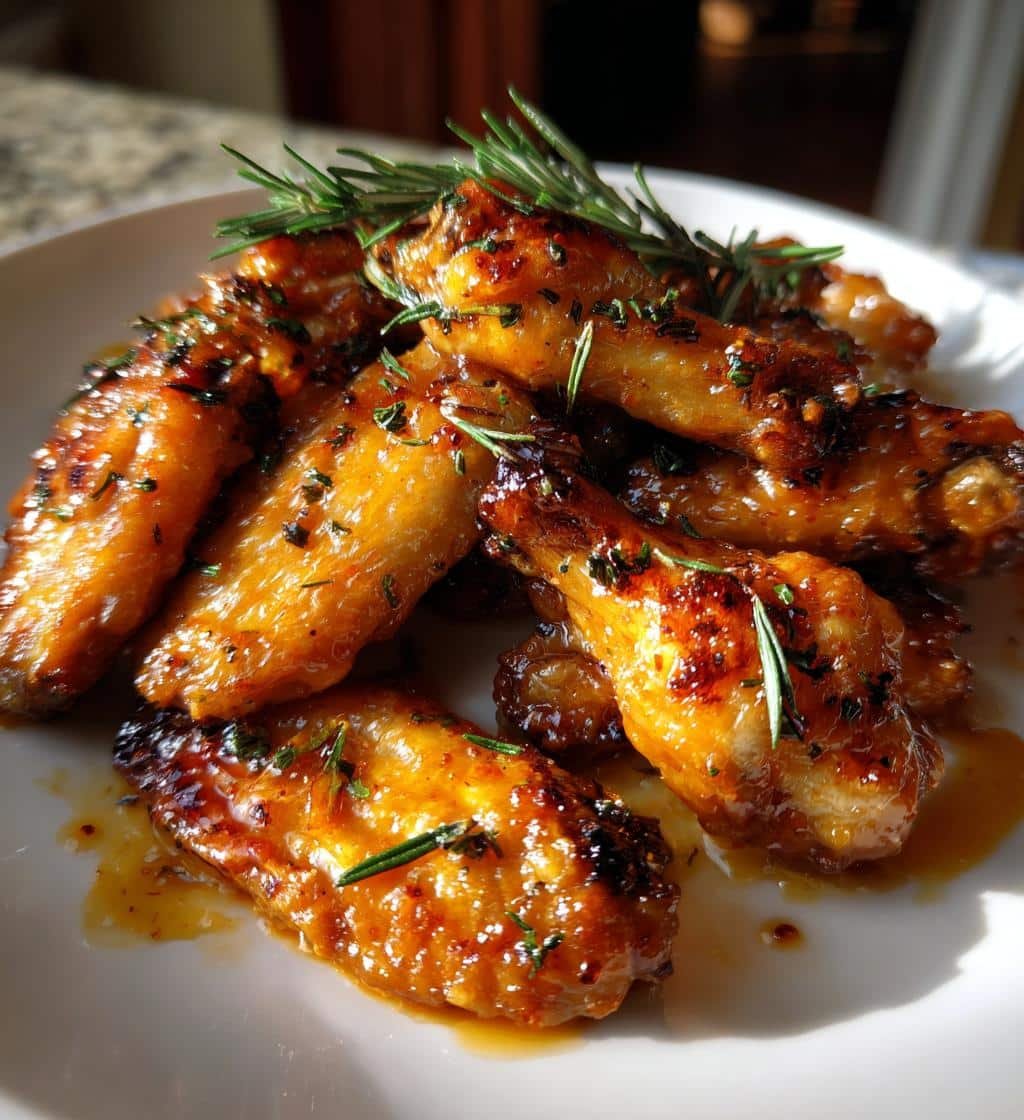 Air fryer Hot Honey Herb Air Fryer Wings